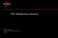 NSF Middleware Initiative PowerPoint PPT Presentation