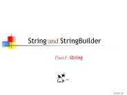 String and StringBuilder