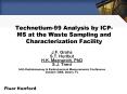 Technetium99 Analysis by ICPMS at the Waste Sampling and Characterization Facility PowerPoint PPT Presentation