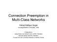 Connection Preemption in MultiClass Networks PowerPoint PPT Presentation