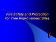 Fire Safety and Protection for Tree Improvement Sites PowerPoint PPT Presentation