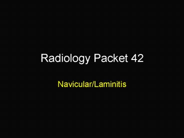 Radiology Packet 42
