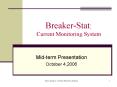 BreakerStat: Current Monitoring System PowerPoint PPT Presentation
