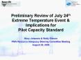 Preliminary Review of July 24th Extreme Temperature Event PowerPoint PPT Presentation