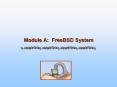 Module A: FreeBSD System PowerPoint PPT Presentation