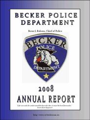 BECKER POLICE