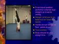From tripod position, performer extends legs straight up towards ceiling' PowerPoint PPT Presentation
