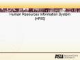 Human Resources Information System HRIS PowerPoint PPT Presentation