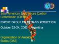 Inter-American Drug Abuse Control Commission (CICAD) PowerPoint PPT Presentation