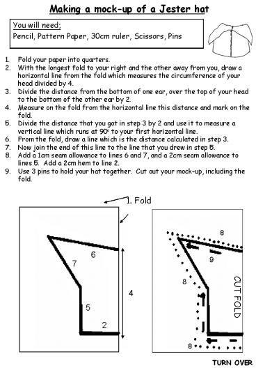 Making a mockup of a Jester hat