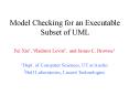 Model Checking for an Executable Subset of UML PowerPoint PPT Presentation