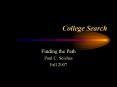 College Search PowerPoint PPT Presentation