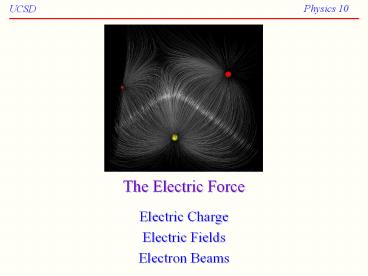 The Electric Force