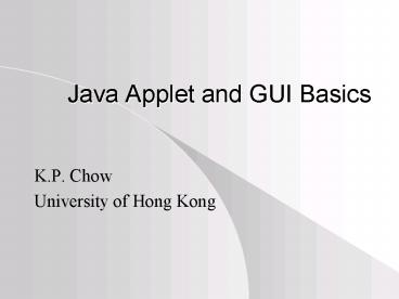 presentation player overlay