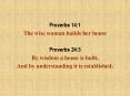 Proverbs 14:1 PowerPoint PPT Presentation
