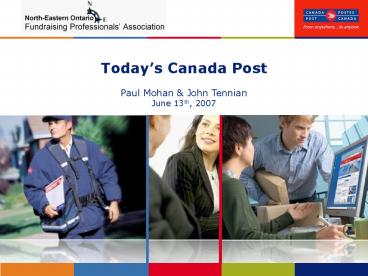 Todays Canada Post Paul Mohan