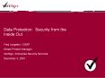 Data Protection: Security from the Inside Out PowerPoint PPT Presentation
