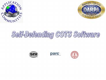 SelfDefending COTS Software