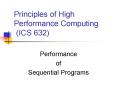 Principles of High Performance Computing ICS 632 PowerPoint PPT Presentation