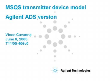 Vince Cavanna June 6, 2005 T11/05-406v0