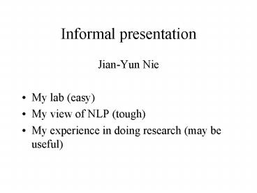 presentation player overlay