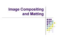 Image Compositing and Matting
