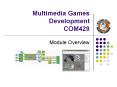 Multimedia Games Development COM429 PowerPoint PPT Presentation
