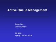 Active Queue Management