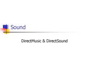 Sound