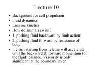 Background for cell propulsion