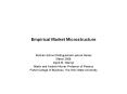 Empirical Market Microstructure PowerPoint PPT Presentation