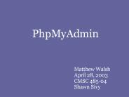 PhpMyAdmin
