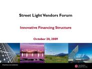 Street Light Vendors Forum