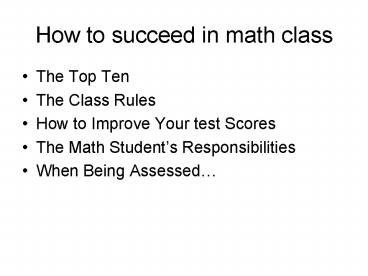 presentation player overlay