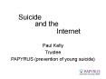 Internet related suicide PowerPoint PPT Presentation