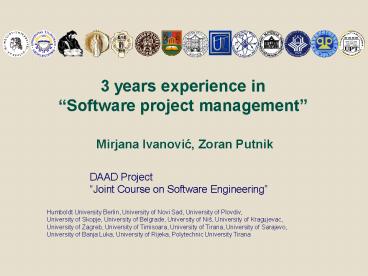 3 years experience in 