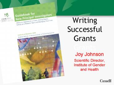 Writing Successful Grants Grants