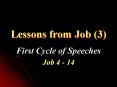 Lessons from Job 3 PowerPoint PPT Presentation