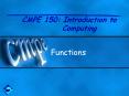 Functions PowerPoint PPT Presentation