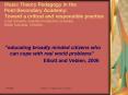 Music Theory Pedagogy in the PostSecondary Academy: Toward a critical and responsible practice Linda PowerPoint PPT Presentation