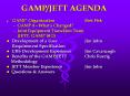 GAMPJETT AGENDA PowerPoint PPT Presentation