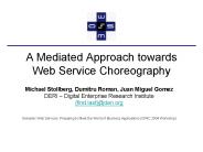 A Mediated Approach towards Web Service Choreography