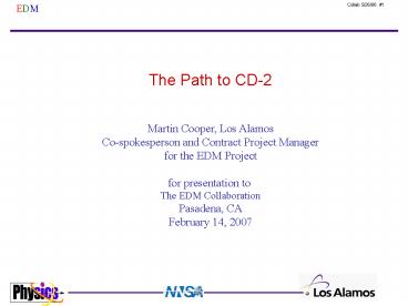 Martin Cooper, Los Alamos