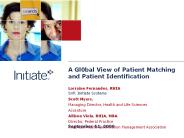 A Gl0bal View of Patient Matching and Patient Identification