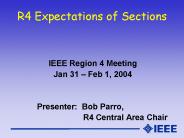 R4 Expectations of Sections