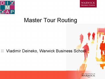 Master Tour Routing