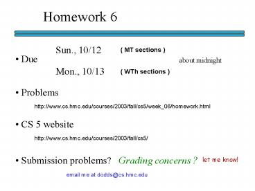 Homework 6
