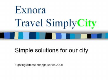 Exnora Travel SimplyCity