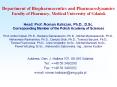 Department%20of%20Biopharmaceutics%20and%20Pharmacodynamics%20Faculty%20of%20Pharmacy,%20Medical%20University%20of%20Gdansk%20Head:%20Prof.%20Roman%20Kaliszan,%20Ph.D.,%20D.Sc.%20Corresponding%20Member%20of%20the%20Polish%20Academy%20of%20Sciences%20Prof.%20Antoni%20Nasal,%20Ph.D.,%20Barbara%20Damasiewicz,%20Ph.D., PowerPoint PPT Presentation