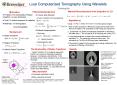 Local Computerized Tomography Using Wavelets PowerPoint PPT Presentation